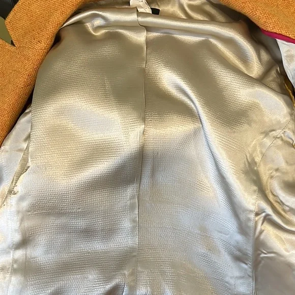 J. Crew Vintage Pumpkin Squash Wool Tweed Cropped Blazer - 6 - Picture 10 of 12